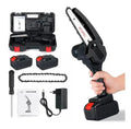 Mini sierra portátil recargable de 10 cm - 400 W - 24 V.