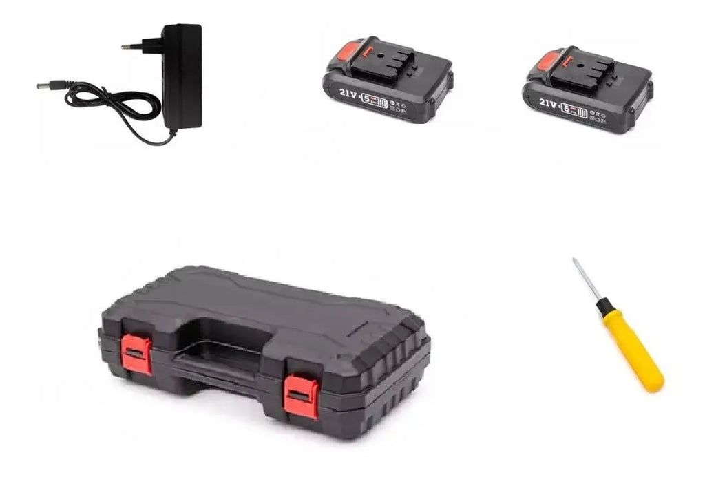 Mini sierra portátil recargable de 10 cm - 400 W - 24 V.