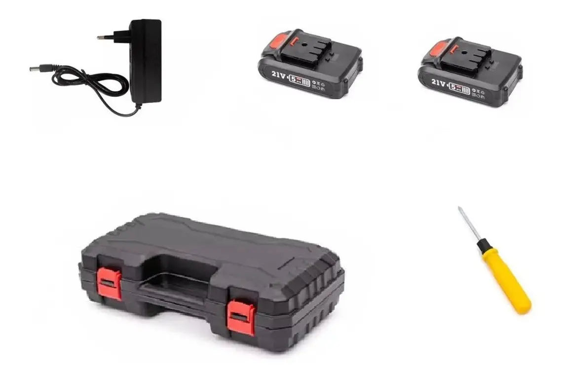 Mini sierra portátil recargable de 10 cm - 400 W - 24 V.