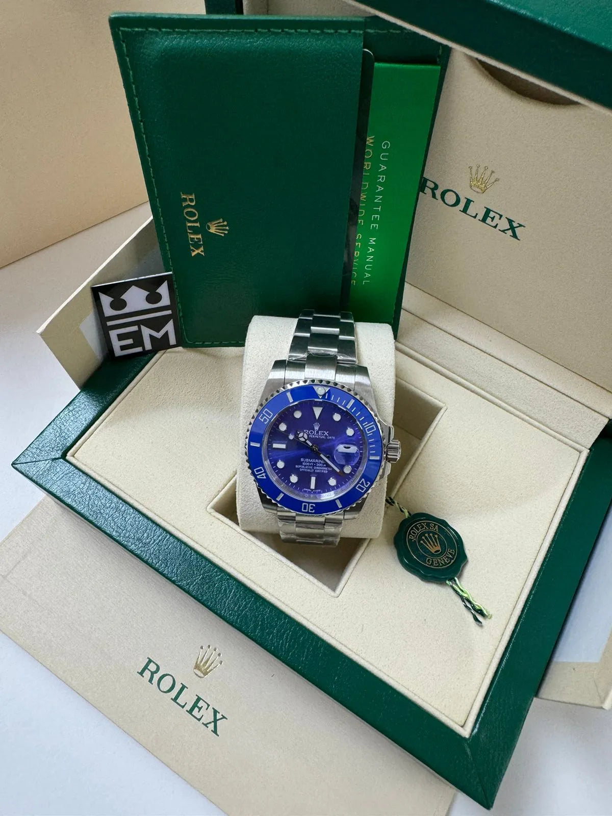 Reloj Rolex Submariner Azul